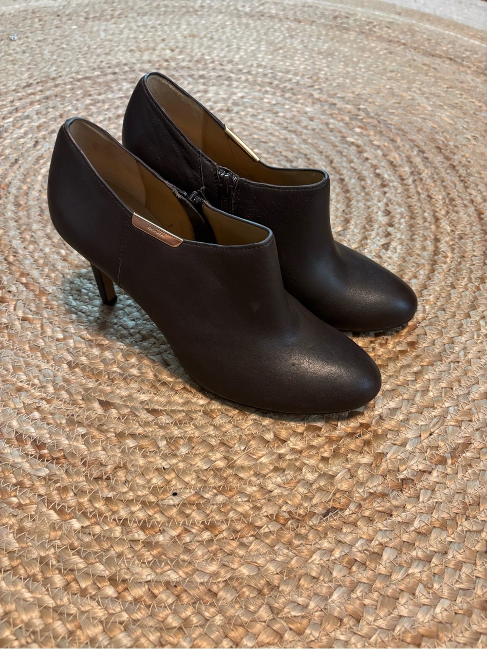 Coach Heeled Booties
